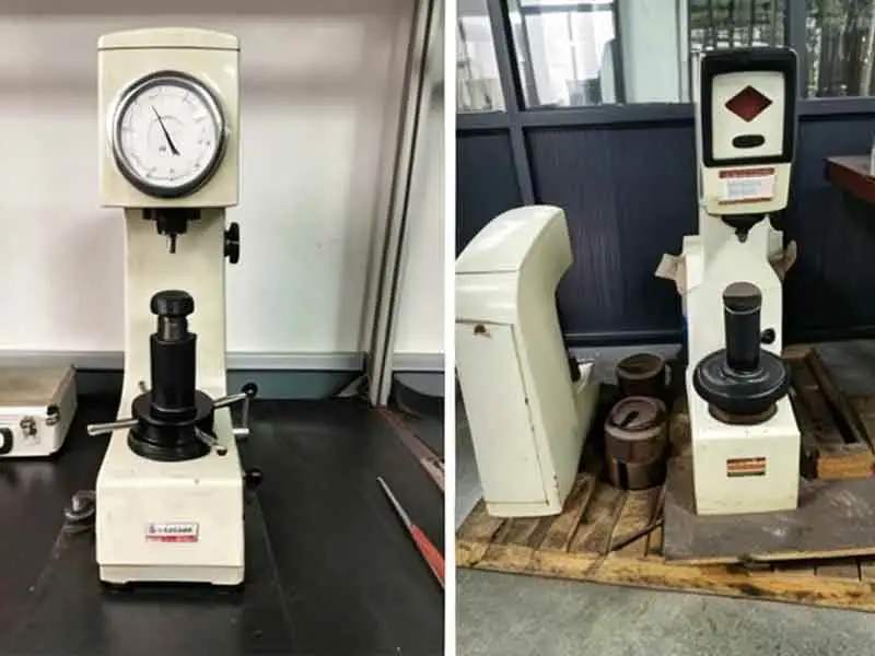 Rockwell and Brinell hardness Machines