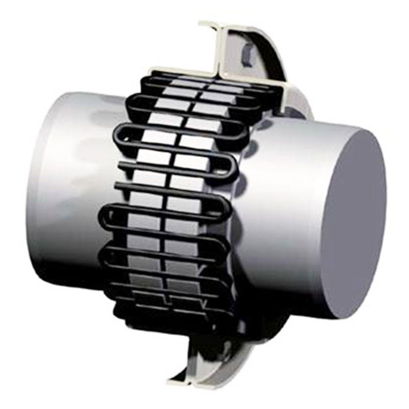 Taper snake shape transmission spring coupling