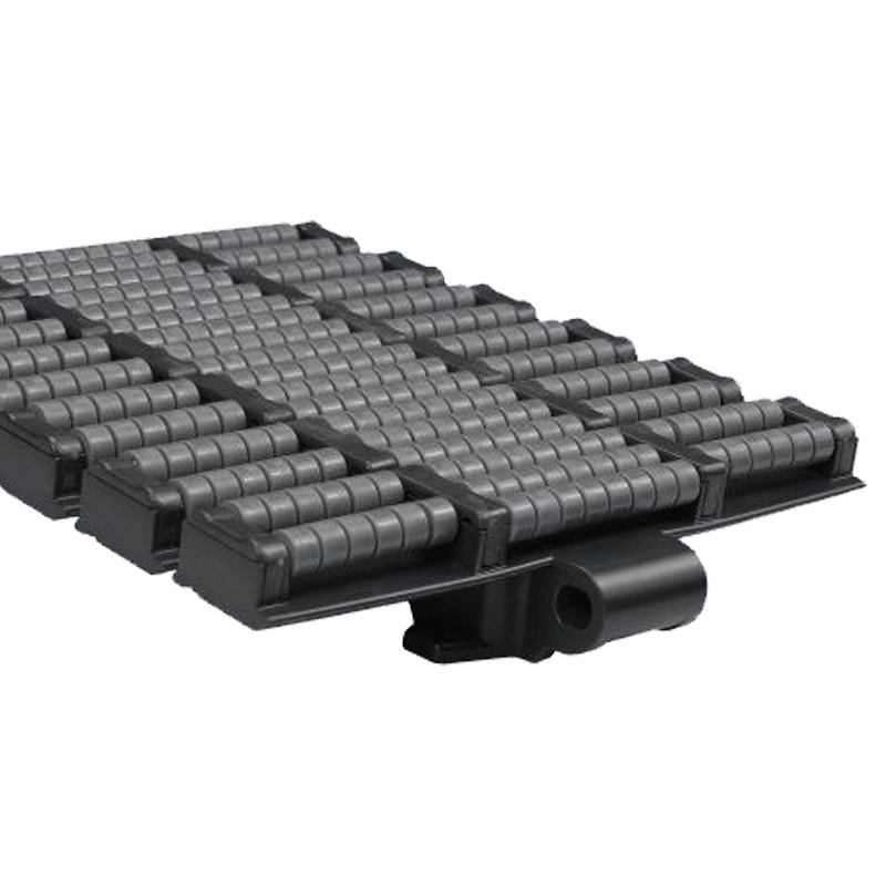 823 Heavy Duty Sideflex Run Single  Hinge Hook Foot Curved Roller Chain