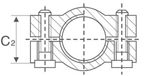 GAR...C GAR..ET 2RS Series Steel Joint Rod End with Left or Right Hand Female Thread GAR6C GAR30C