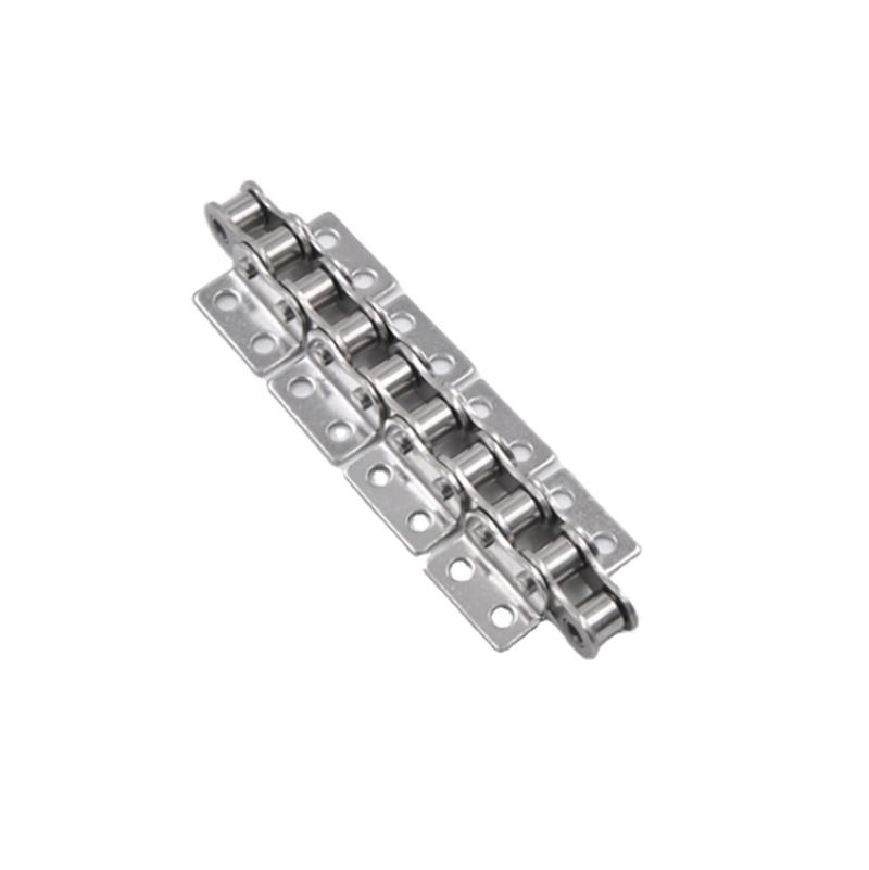 SS06B Stainless Steel Short Pitch Conveyor Chain with Attachment WA1&WA2&WK1&WK2 and Sprockets in Steel