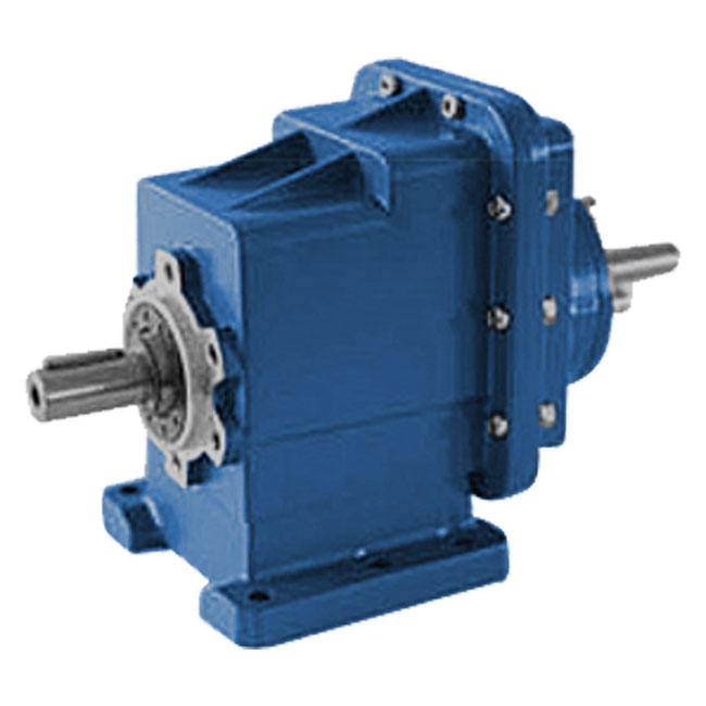 BRC HS Series Shaft Input Flange Mounted Aluminum Alloy Housing Helical Gear Unit Gear Reducer