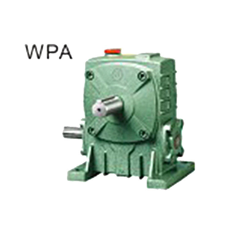 WPA Series Worm Gearbox Wpa50 Worm Single Double Gear Speed Reducer Reductor Box Gearbox Green Motor Building Horizontal Torque
