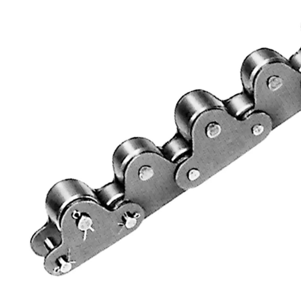 Drive Stainless Steel Double Pitch Conveyor Chains With Top Rollers