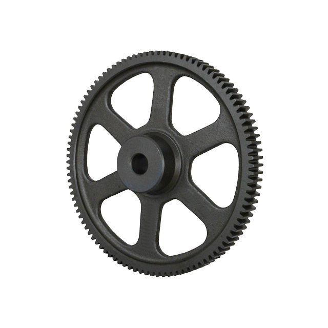 How do cast iron sprockets compare to other materials for durability?