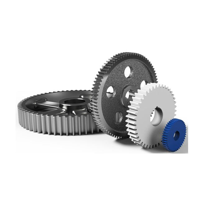 Custom Small Lager Differential Wheel Spline Tooth Aluminum Stainless Steel Brass Plastic Nylon Cylindrical Helical Spur Gear