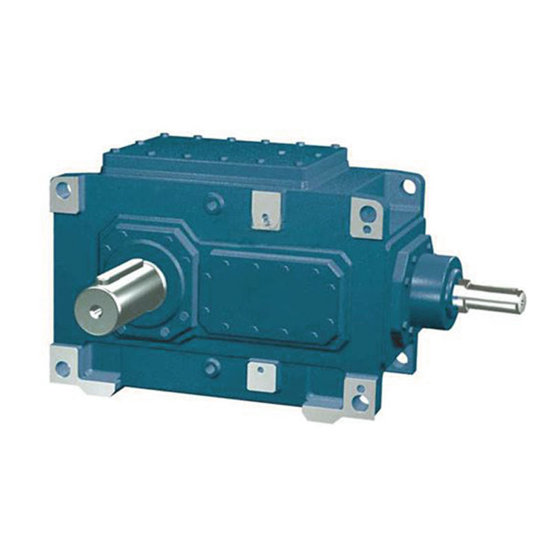 B series helical bevel gearbox 2 speed transmission right angle industrial gear units 3 phase reducer gear box motor