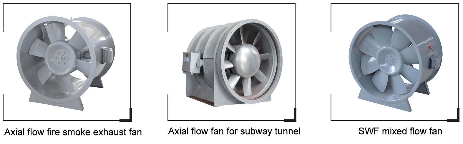 Subway Tunnel Axial Flow Fan