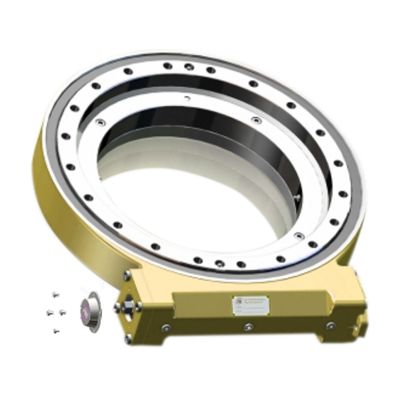 JS17 Ratio 104:1 Slewing Drive Gearbox Reducer Gear Slew Drive for Beam Carrier Fog Cannon Truck Crane