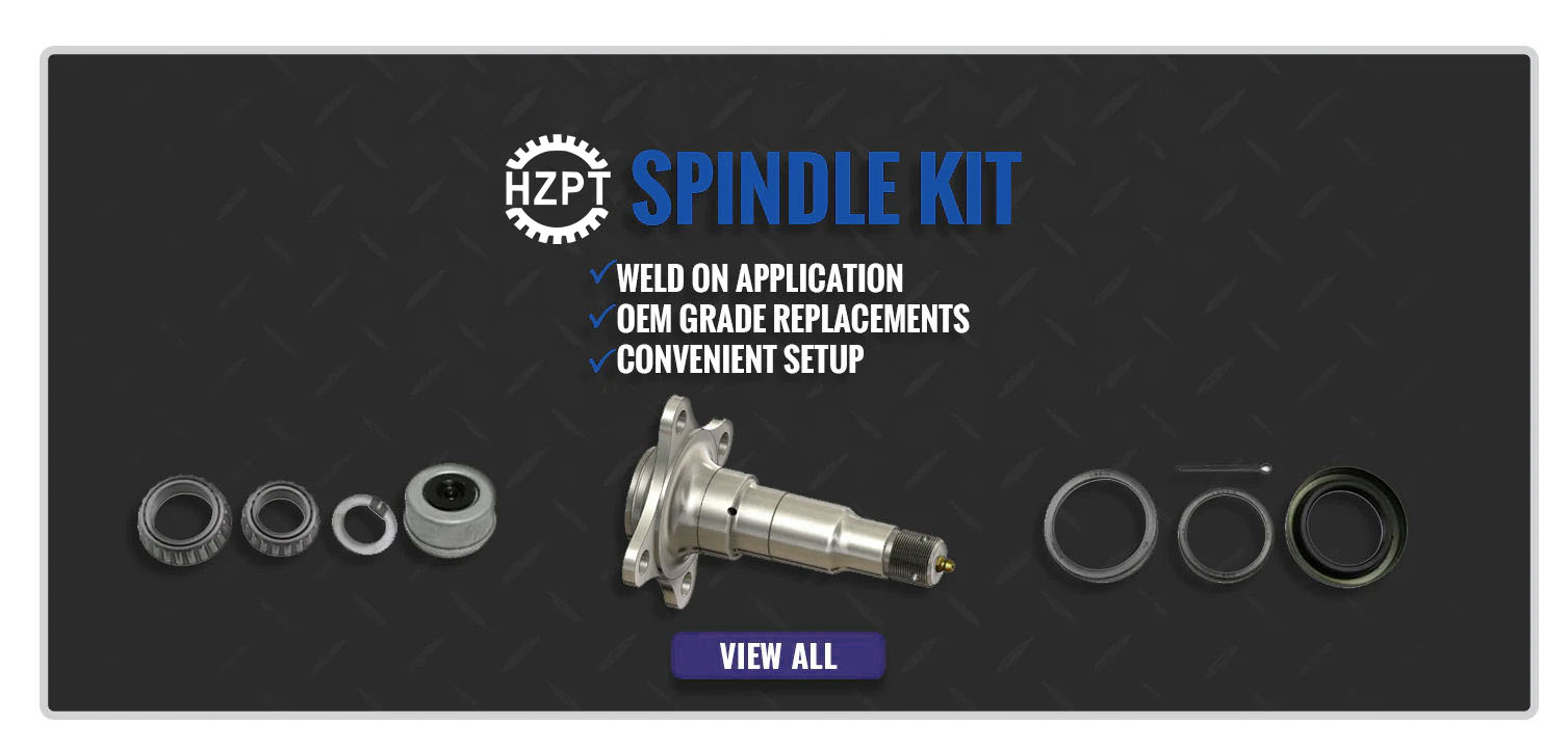 Camper Axle Trailer Parts Forging Drop Spindle 3500 lbs7500 lbs Drop Type Axle Spindle