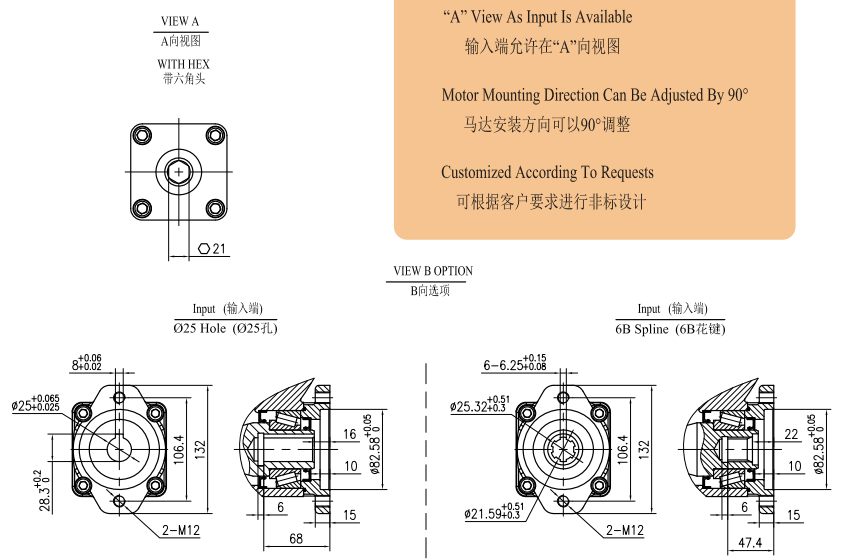 JS14 Ratio 85:1 Slewing Drive Gearbox Gear Reducer Slew Drive for Beam Carrier Fog Cannon