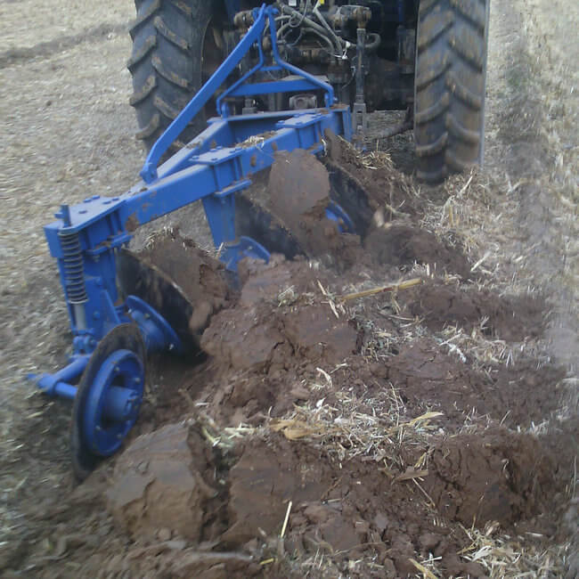 Agricultural 1LY Series Tractor Fully Mounted Plough Harrow Disc Plow for Soil Tillage