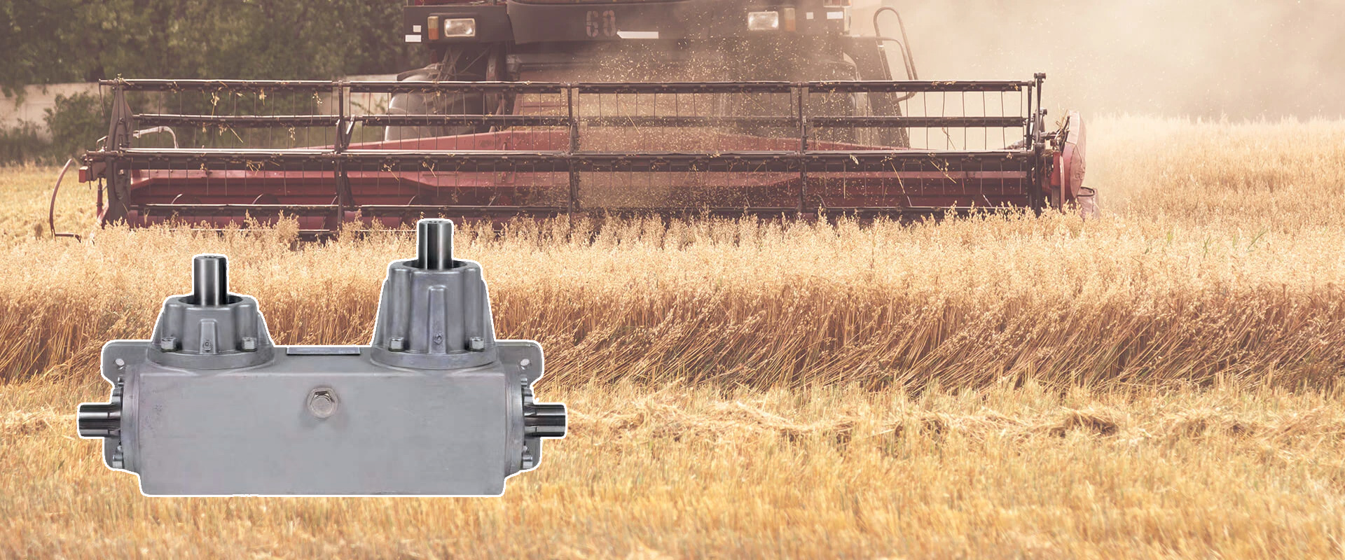 Farm Machine ZL400 Grain Head Gearbox for Combine Harvester Wheat Rice