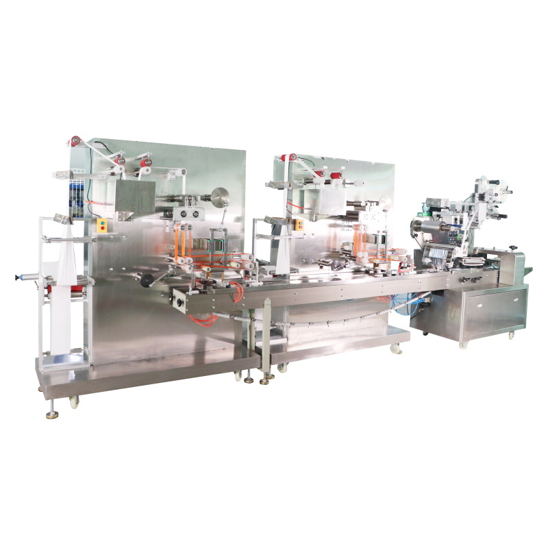 Double Headed Wet Wipes Tissue Packaging Machine