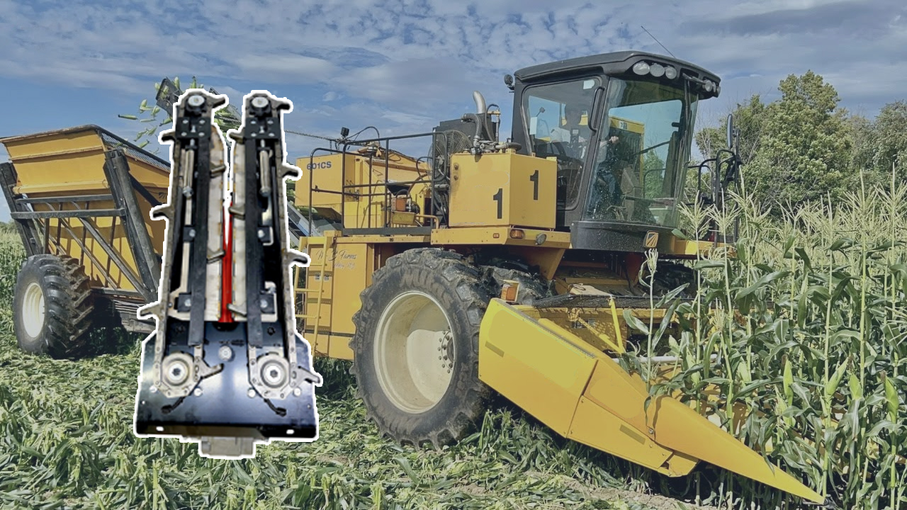 Aluminum Agricultural Corn Ear Picking Rack Assembly Gearbox for Corn Combine Harvester