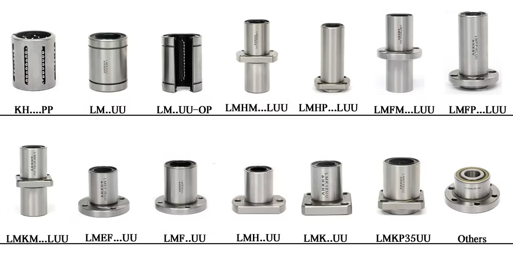 LMF/KC (SMF/KC) Series Long Centered Flange Linear Bearing Bushing of  LMFC6UU LMKC6UU LMFC8UU LMKC8UU LMFC10UU
