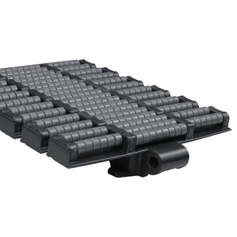 823 Heavy Duty Sideflex Run Single  Hinge Hook Foot Curved Roller Chain