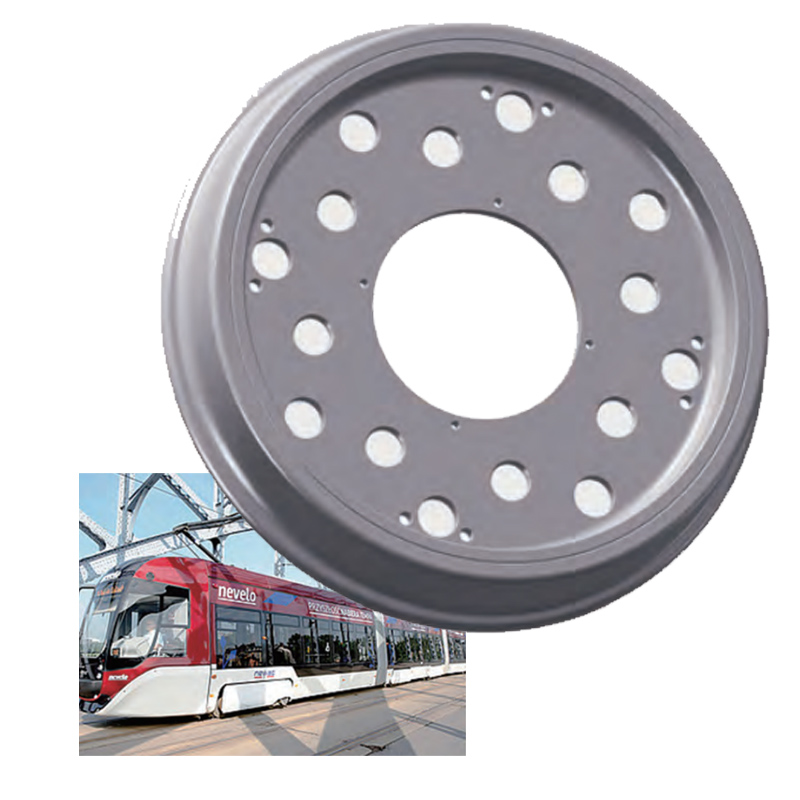 AAR-C Steel Elasticity Resilient Wheel for Tram Light Rail Transit Modern Transportation of Standard AAR M-107M-20B