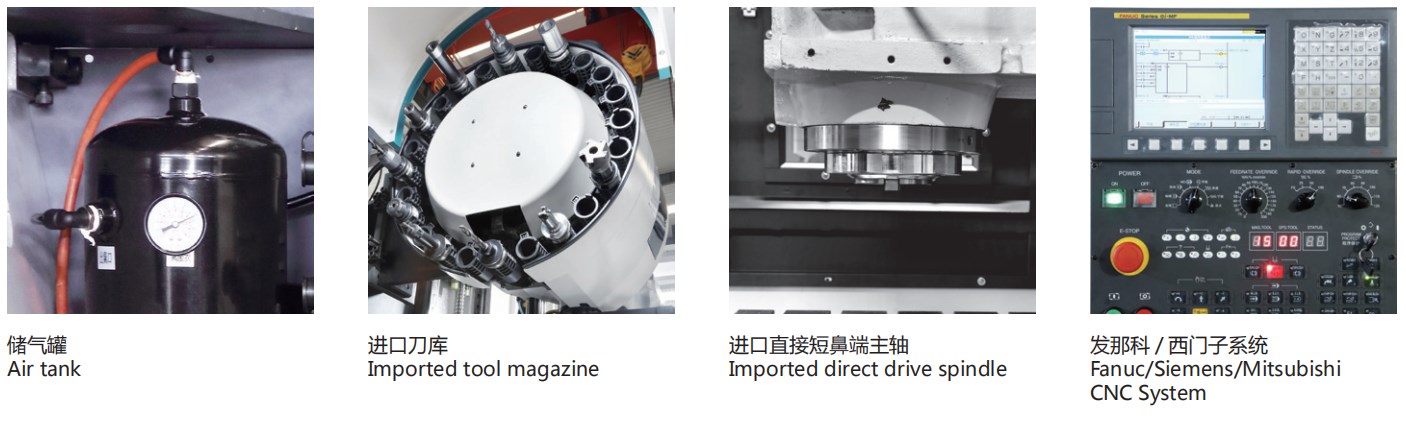 High Speed CNC Lathe Machine Tool Vertical V10P Machining Center for Drilling Tapping Milling Boring