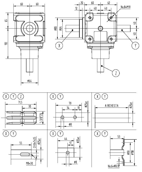 Agricultural 104 Series 11HP Gearbox for Shredder