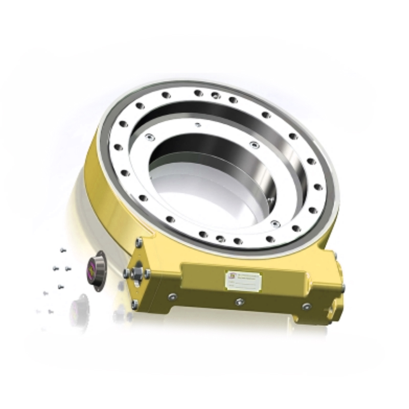 JS12 Ratio 79:1 Slewing Drive Gearbox Reducer Gear Slew Drive for Crane Aerial Work Truck