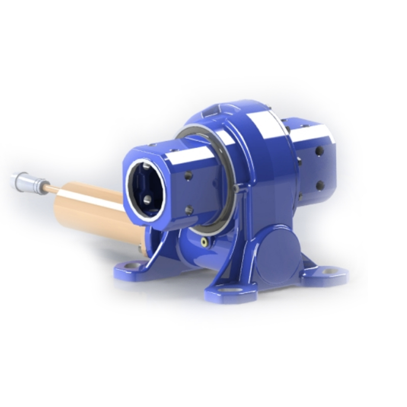 JV5 Series Ratio 55:1 Solar Energy Photovoltaic Panels Slew Gear Slewing Drive Gearbox Reducer