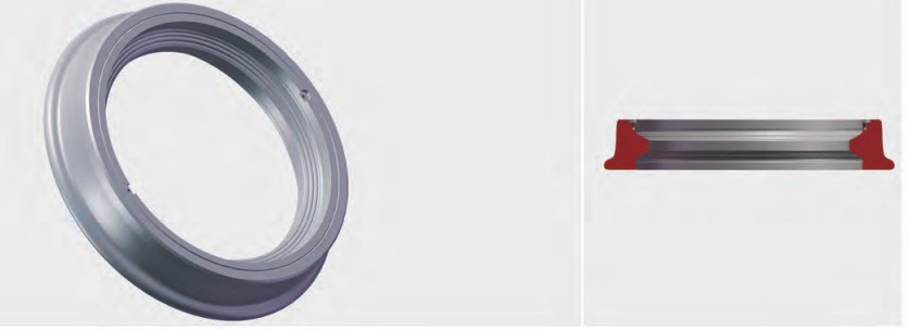 AAR-B Steel Resilient Wheel for Tram Light Rail Transit Modern Transportation of Standard  B Grade Tyre