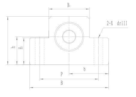 EF Series Flange Nut Mount  Ball Screw Bracket for Ball Screw Router EF6 EF8 EF10 EF12 EF15 EF20