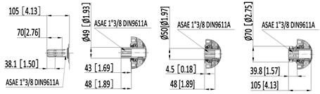 KM7002 Series Tractor Aluminium Pto Multipliter Gearbox PTO Speed Increaser  for Hydraulic Pump