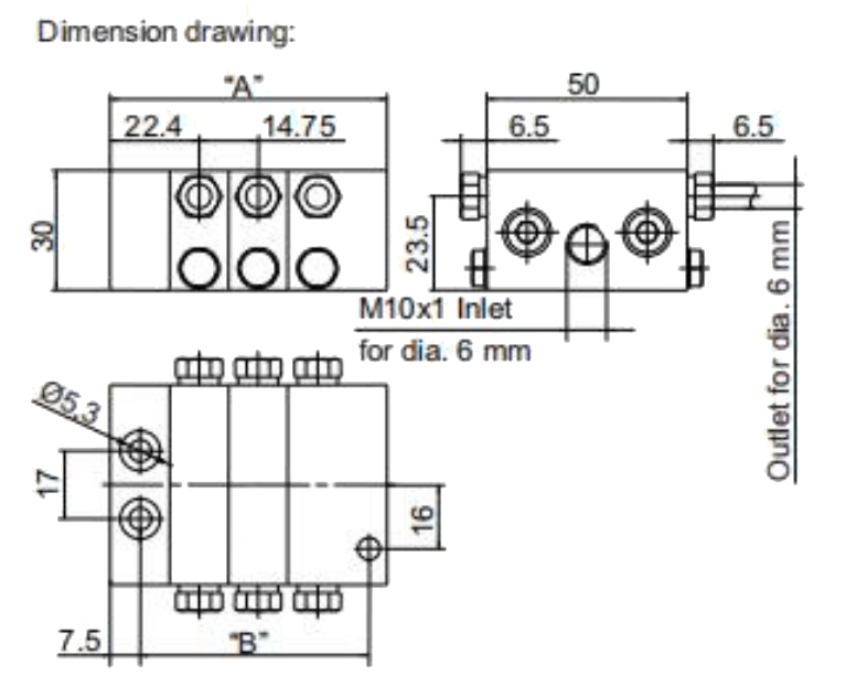 MX-F Valves Grease & Oil Progressive Piston Distributor for Agricultural Machinery Lubrication