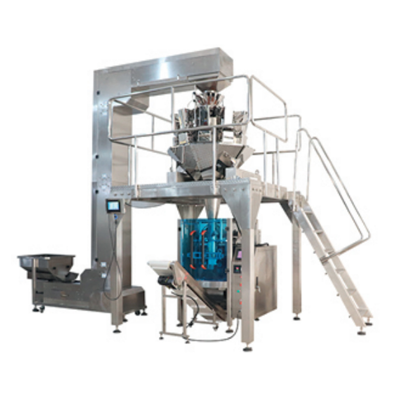 Fully Automatic Vertical Packaging Machine with Multi Heads Weigher for Bulk Snack Packaging