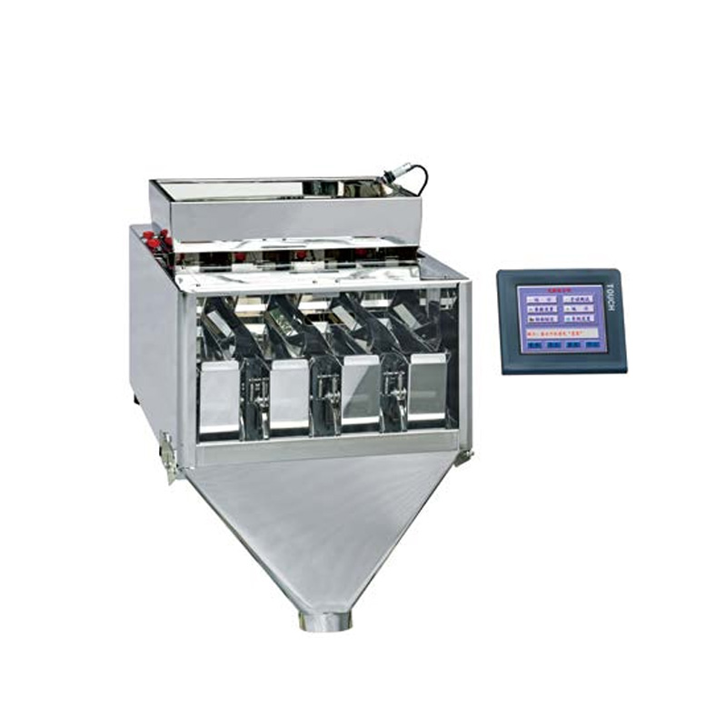 Linear Four Heads of Electronic Scale for Packaging Machine Small Granular Powder Materials Quantitative Weighing