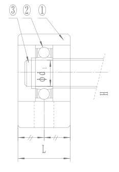 EF Series Flange Nut Mount  Ball Screw Bracket for Ball Screw Router EF6 EF8 EF10 EF12 EF15 EF20
