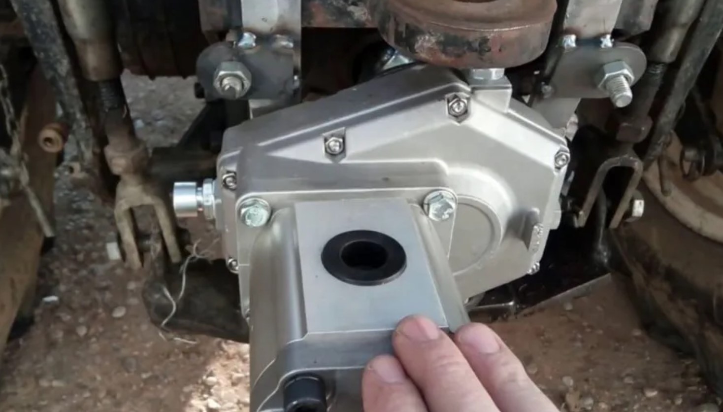 KM7002 Series Tractor Aluminium Pto Multipliter Gearbox PTO Speed Increaser  for Hydraulic Pump