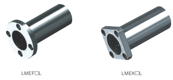 LMEF/K..L (KBF/K..W) Series Long Type Flange Linear Bearing Bushing of  LMEF8LUU LMEK8LUU LMEK12LUU LMEF25LUU