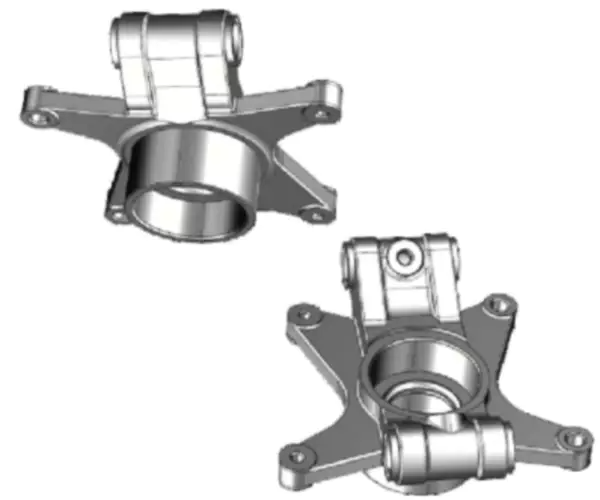1000UTV Rear Steering Knuckle For 1000CC Beach Buggy Cast Steel Forged