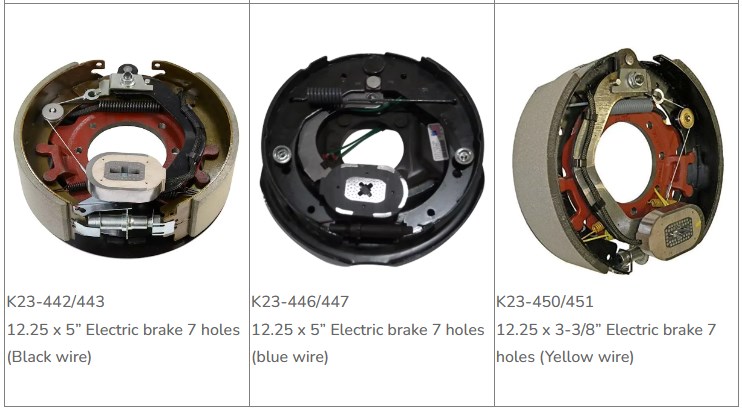 86437 Left/Right Trailer Brake 12 Electric Brake