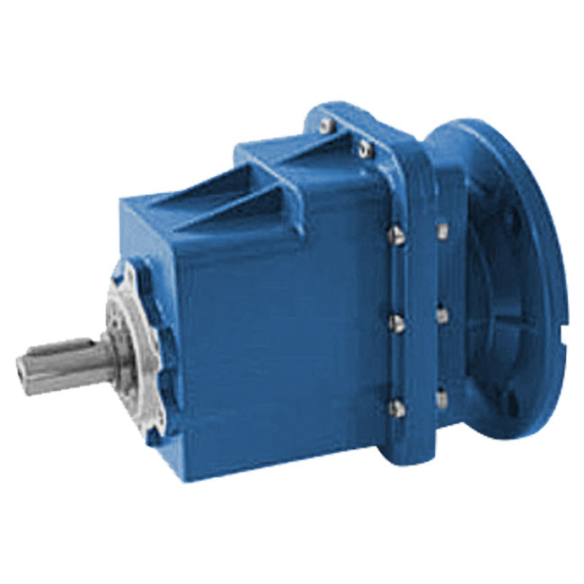 BRC IEC Series B14 Flange Mounted Aluminum Alloy Housing Helical Gear Unit Gear Reducer