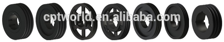 3 Grooves Cast Iron Steel Roller Pulley Wheels