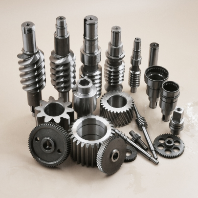 Copper CNC lathe processing CNC various worm gear rod processing high precision brass worm gears