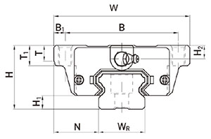 EGW-SA EGW-CA Series Guide Rail Linear Guideway