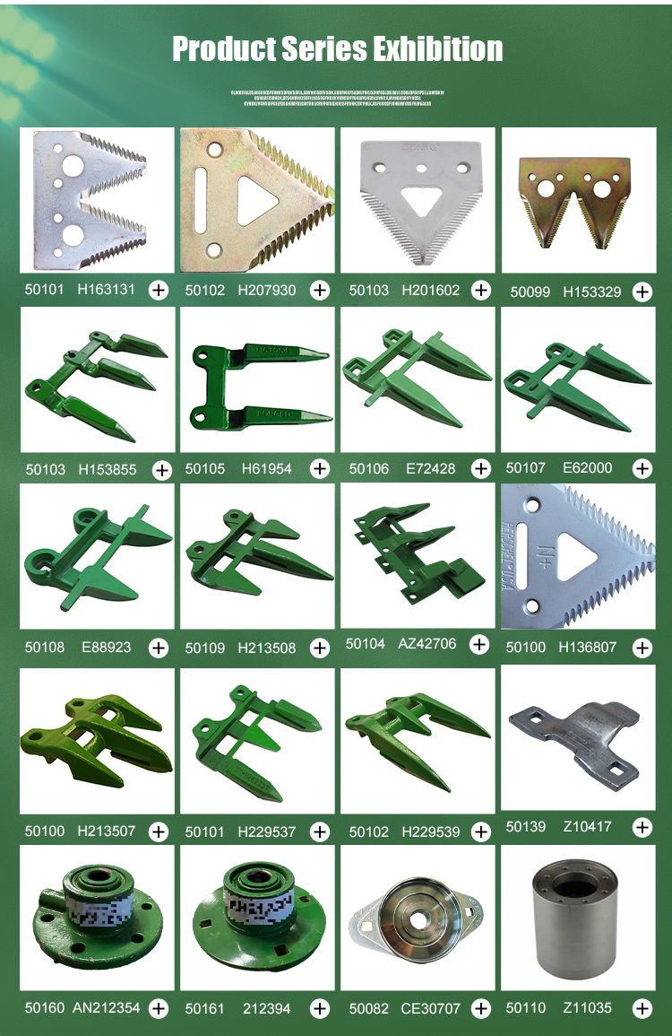 H153329 Combine Harvester Double Knife Section Spare Parts for Agricultural