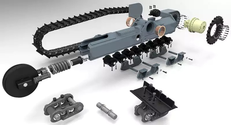 CTU Planetary Gearbox Track Drive Replacement of Brevini Riduttori CTU3150 CTU3200 CTU3300 CTU3500 CTU3700