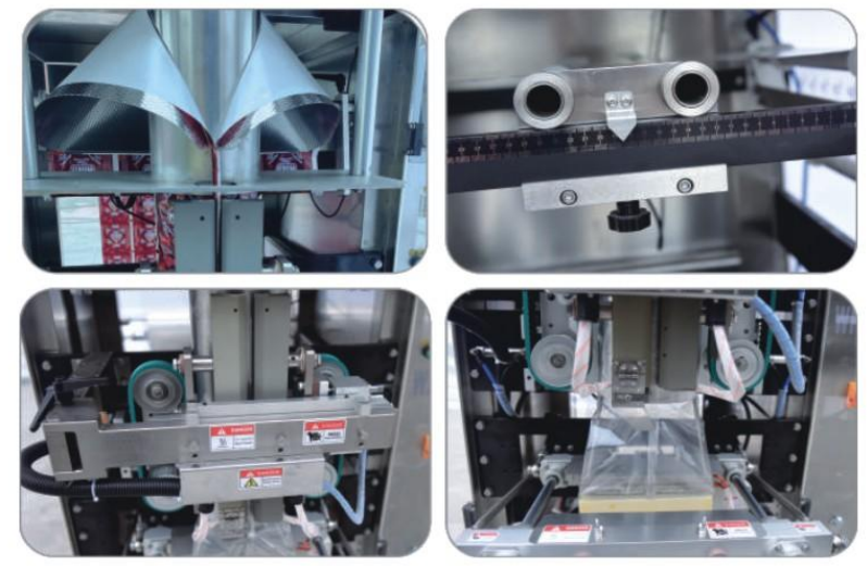 HL Series Z Shape Vertical Automatic Packaging Machine With Multihead Scale Bucket Elevator for Granular Block Material
