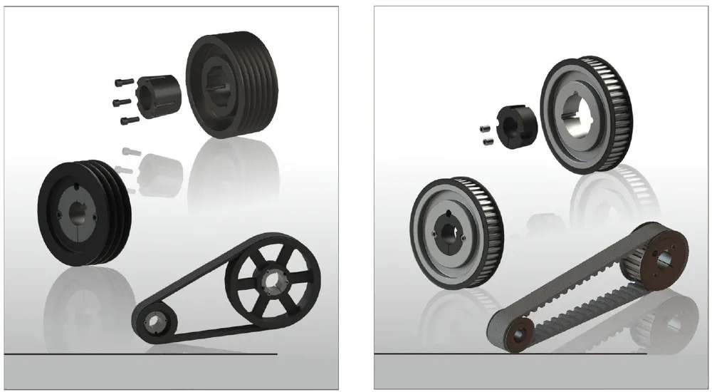 Attractive Price New Type American Standard 5C Series Cast Iron QD Sheaves for C Belts