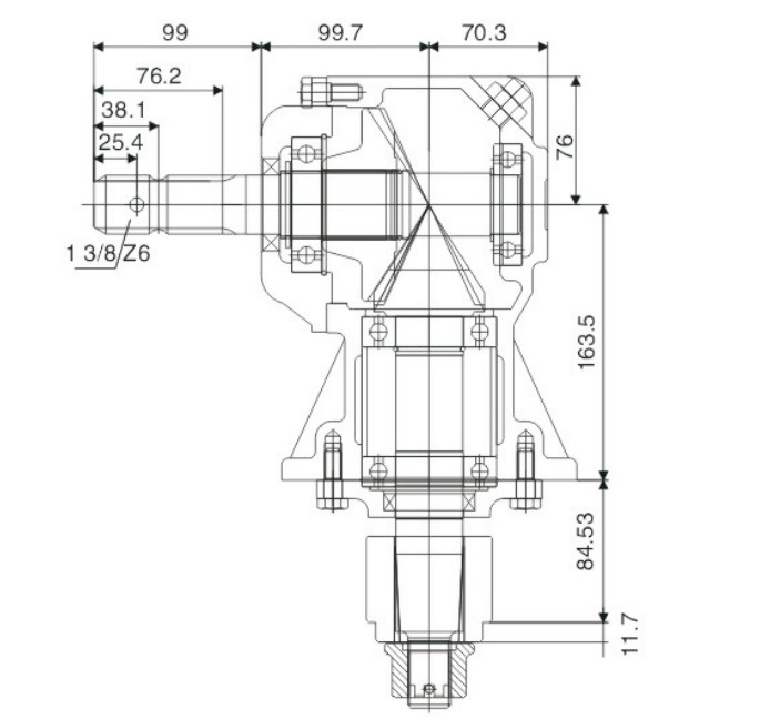 EP-RC31 Low Price Guaranteed Quality Gearbox Lawn mower series for Agricultural