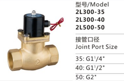 Guaranteed Quality 2L300-40 Medium-pressure Two-position Two-way Direct Drive-Type Solenlid Valve for Sale