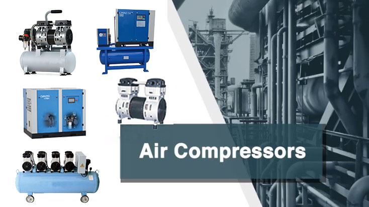 OF1500 New Used 2hp 6 bar Oil Free Piston Compressor Head
