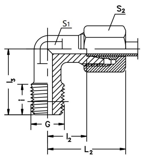 Special Design Widely Used Male Elbow-WE-NPT Hydraulic Fittings for hydraulic cylinder parts