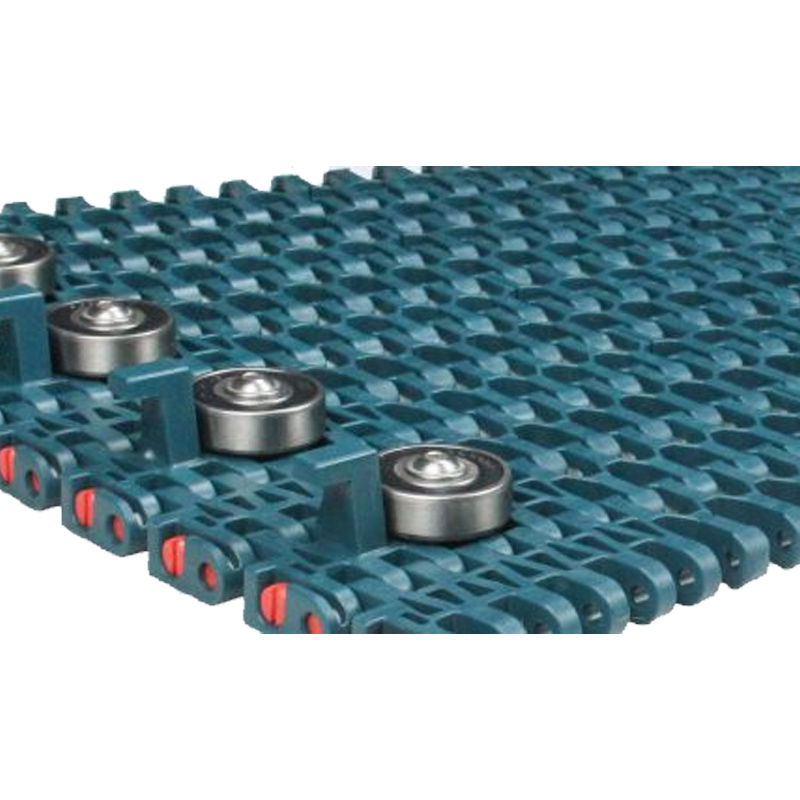 1285 Series Side Auto Radius Sideflex Run Variable Pitch Flat Top Belt Plastic Chain